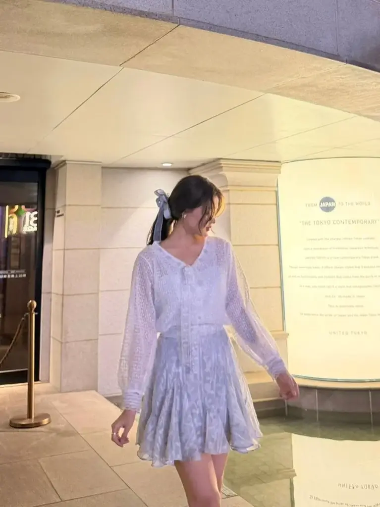 #HANNA-made# The Winter Silversnow Blouse